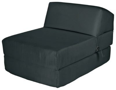 ColourMatch - Single Chairbed - Jet Black